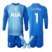 Tottenham Hotspur Guglielmo Vicario #1 Keeper Bortedraktsett Barn 2025-26 Lange ermer (+ Korte bukser)